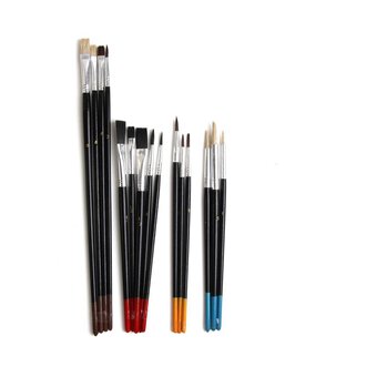Royal Unicorn Handle Artist Paint Brush Variety 4 Piece Set