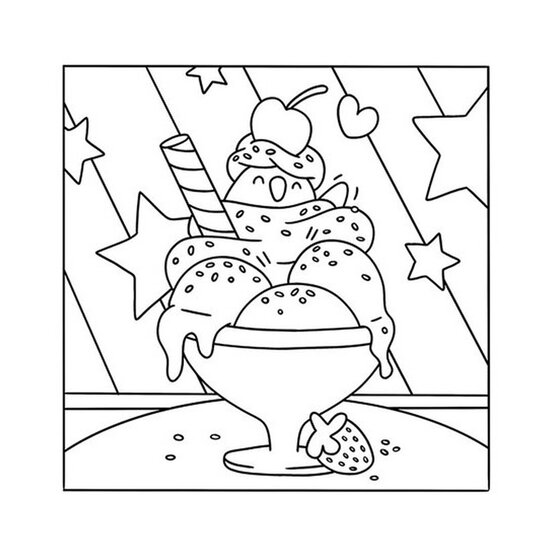 My Little Cosy Life Foodies Colouring Book image number 6