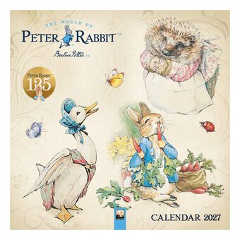 Peter Rabbit Wall Calendar 2027