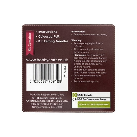 Bee and Tiger Felting Kit image number 5