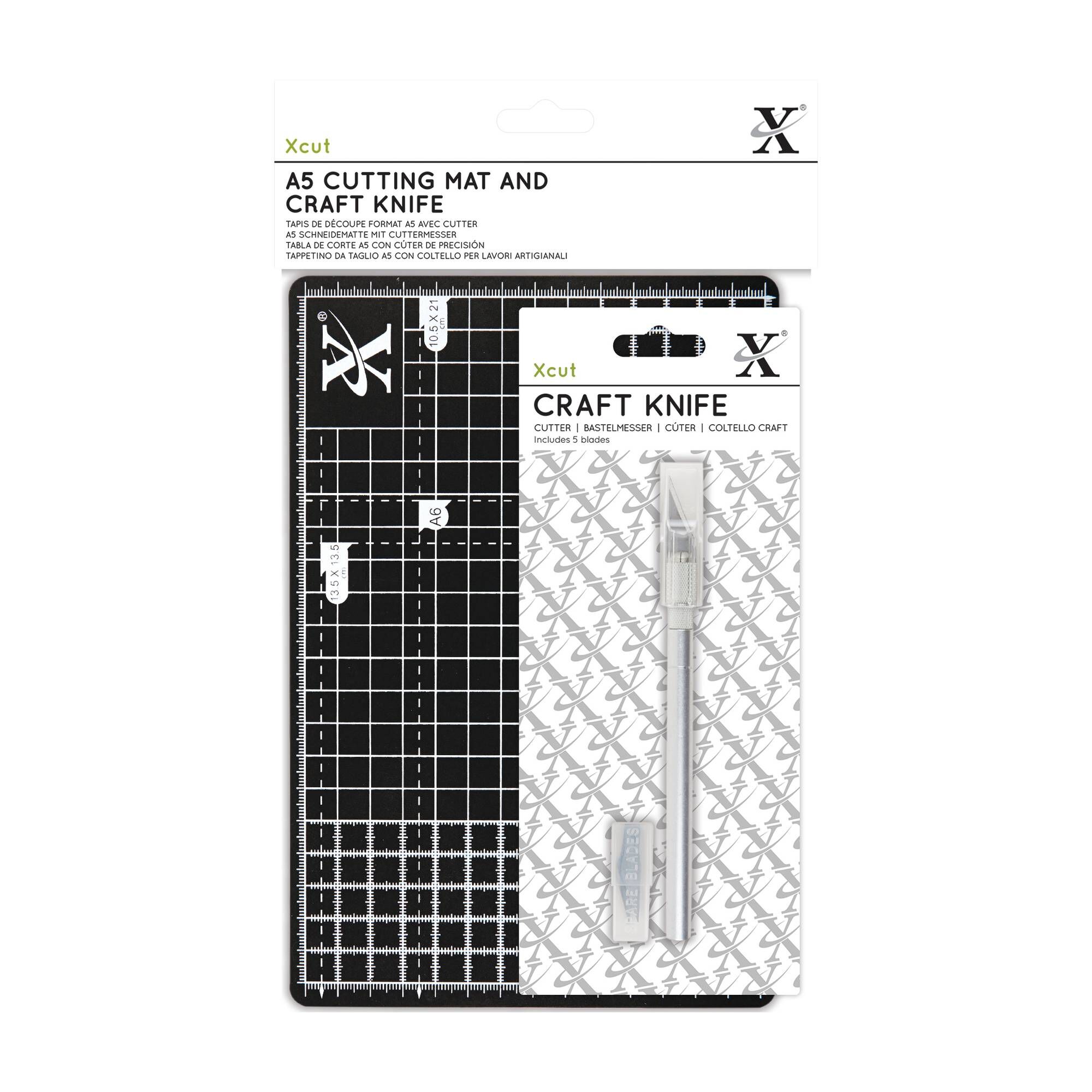 Xcut A5 Cutting Mat and Craft Knife Hobbycraft