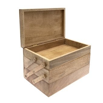 Wooden Sewing Box