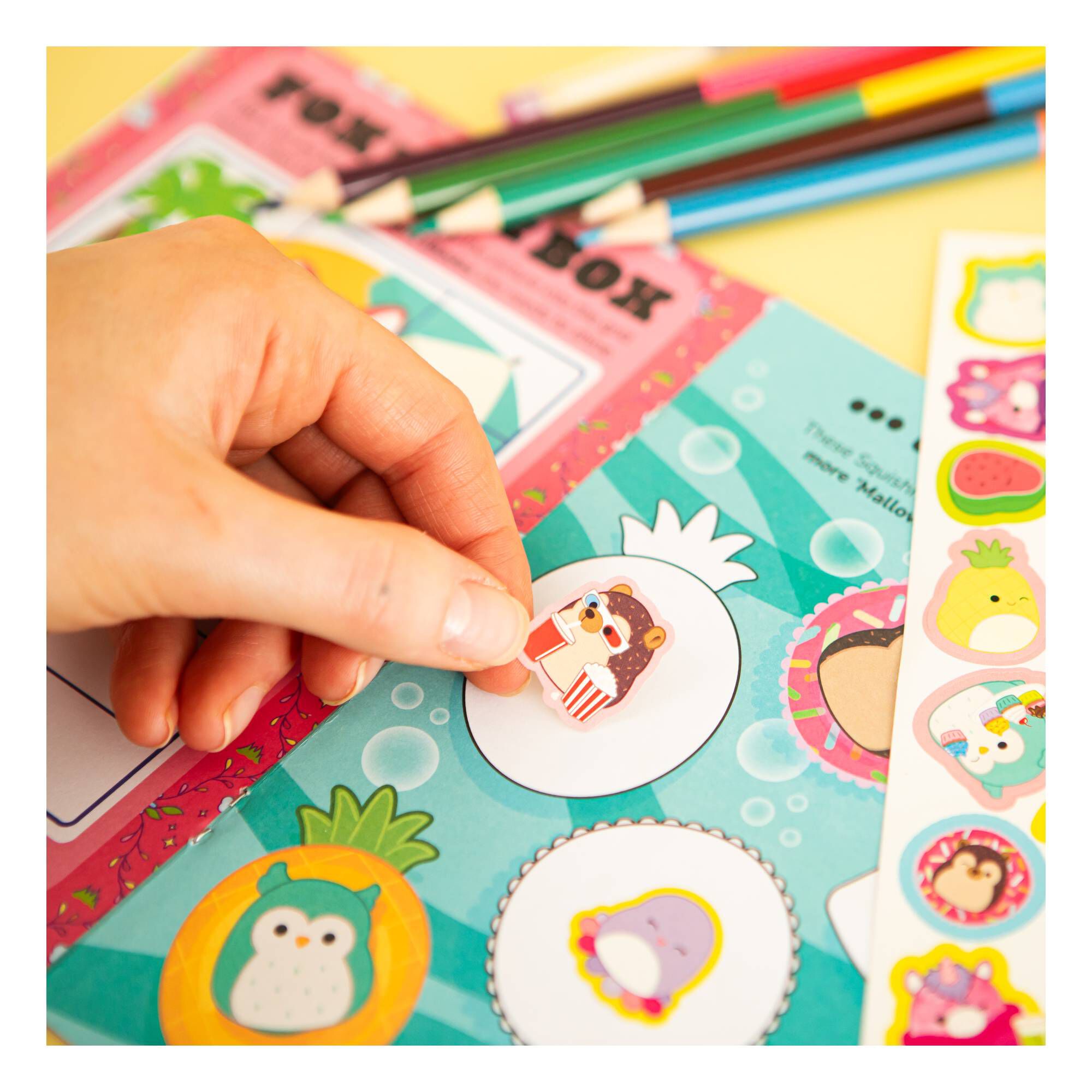 Original Squishmallows Colouring Case Hobbycraft