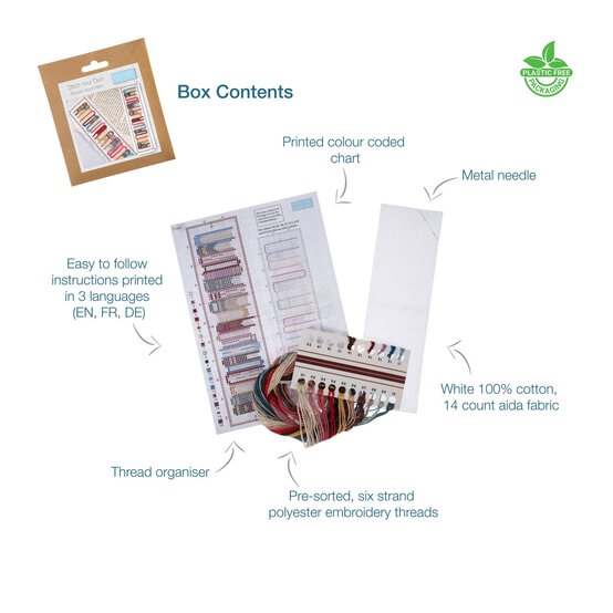 Trimits Books Cross Stitch Bookmark Kit image number 5