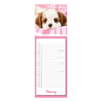Puppies Slim Calendar 2024 image number 3