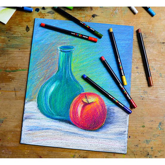 Uni-ball Posca Primary Wax Pastels 12 Pack image number 7