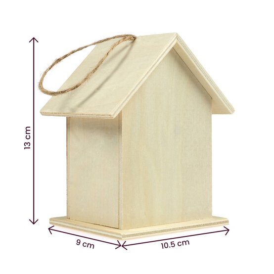 Hobbycraft Plywood Bird Box image number 4