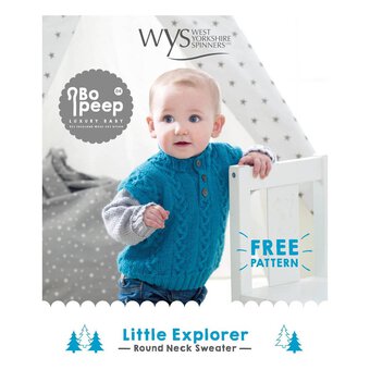 FREE PATTERN West Yorkshire Spinners Bo Peep Little Explorer Sweater