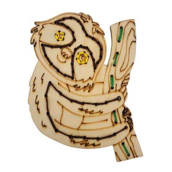 Sloth Wooden Threading Kit image number 6