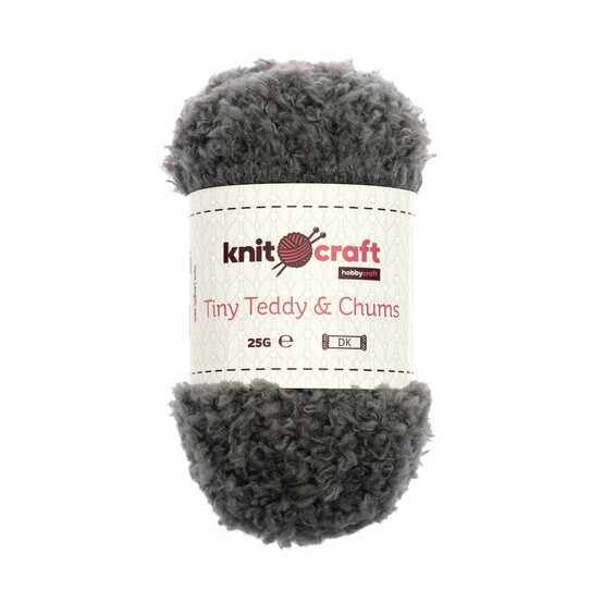 Knitcraft Dark Grey Tiny Teddy & Chums 25g image number 1