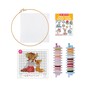 Spring Girl Cross Stitch Kit with Hoop 10 Inches image number 3