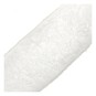 White Fur Wire Edge Ribbon 63mm x 3m image number 4