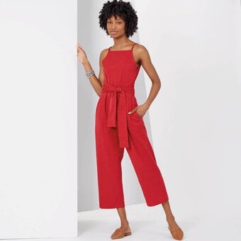 New Look Women's Jumpsuit Sewing Pattern N6616 image number 3