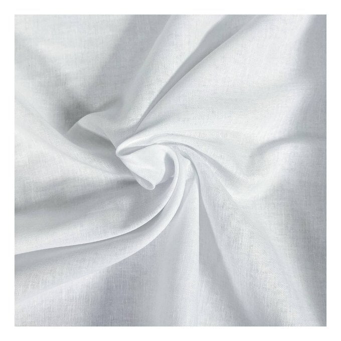 Cream Cotton Muslin Fabric by the Metre image number 1