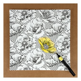 Floral Colour-In Canvas image number 2