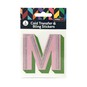 Cold Transfer and Bling Letter M Sticker Set image number 1