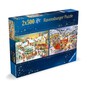 Ravensburger Christmas Collection Jigsaw Puzzles 500 Pieces 2 Pack image number 1
