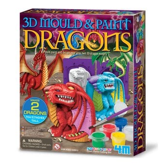 3D Dragons Mould and Paint Kit