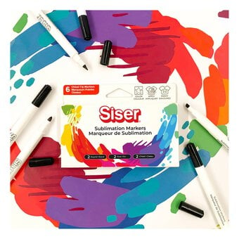 Siser Black Sublimation Markers 6 Pack image number 5