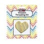 Striped Heart Wooden Threading Kit image number 2