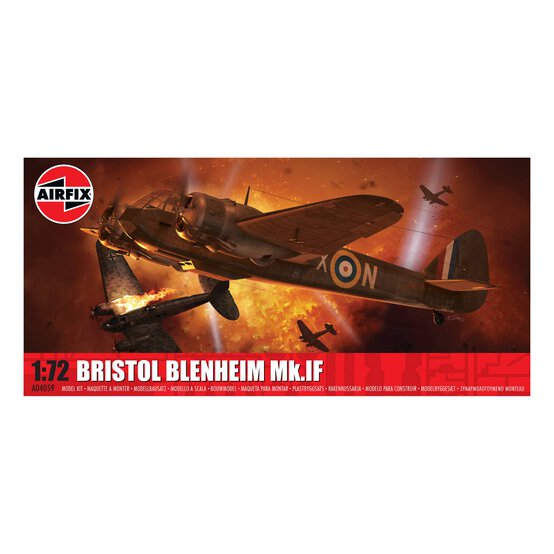 Airfix Bristol Blenheim Mk.IF Model Kit 1:72 image number 1