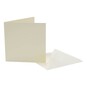 Ivory Cards and Envelopes 4 x 4 Inches 50 Pack image number 1