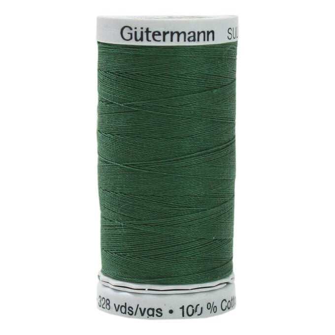 Gutermann Green Sulky Cotton Thread 30 Weight 300m (1174) image number 1