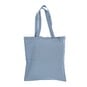 Denim Blue Cotton Shopping Bag image number 1