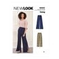 New Look Flared Trousers Sewing Pattern N6691 (6-18) image number 1