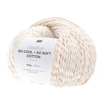 Rico Creative Cream So Cool + So Soft Cotton Chunky 100g