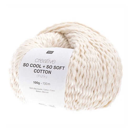 Rico Creative Cream So Cool + So Soft Cotton Chunky 100g image number 1
