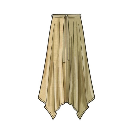 New Look Women's Skirt Sewing Pattern 6721 (10-22) image number 4