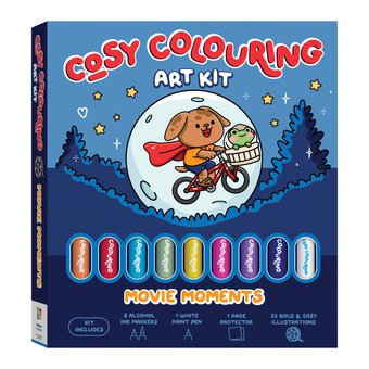 Cosy Colouring: Movie Moments Art Kit