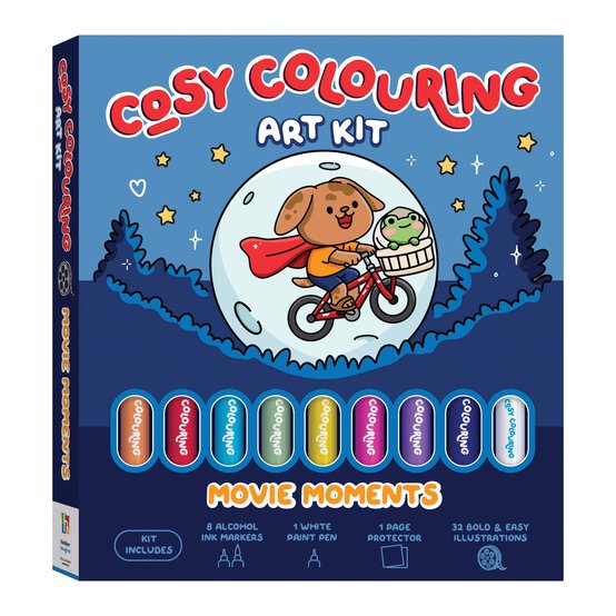 Cosy Colouring: Movie Moments Art Kit image number 1