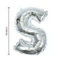 Silver Foil Letter S Balloon image number 2