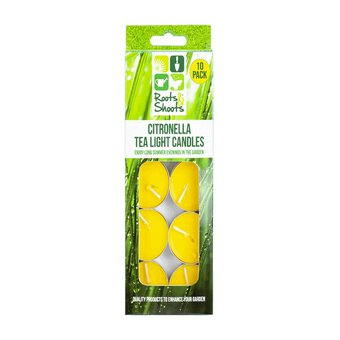 Citronella Tea Light Candles 10 Pack