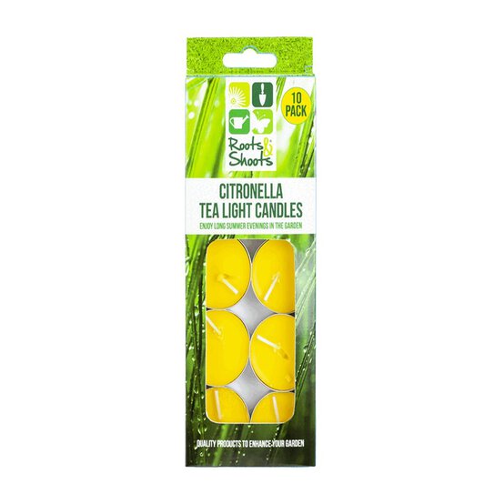 Citronella Tea Light Candles 10 Pack image number 1