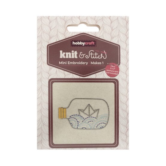 Mini Paper Boat Embroidery Kit image number 4