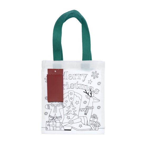 Decorate Your Own Christmas Tote Bag Kit image number 3