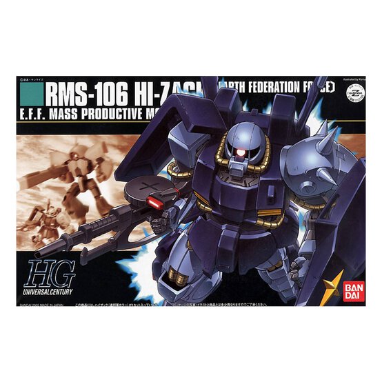 Gunpla HGUC Hi-Zack Earth Federation Model Set 1:144 image number 1