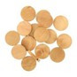 Hobbycraft Large Wooden flat rounds Beads Brown image number 1