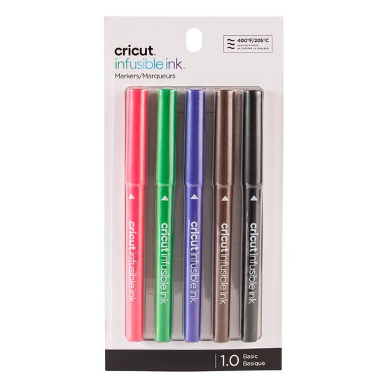 Cricut Infusible Ink Basic Pens 1mm 5 Pack image number 1