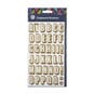 Gold Foil Alphabet Chipboard Stickers 84 Pieces image number 3