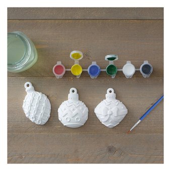 Paint Your Own Christmas Decorations Kit 3 Pack