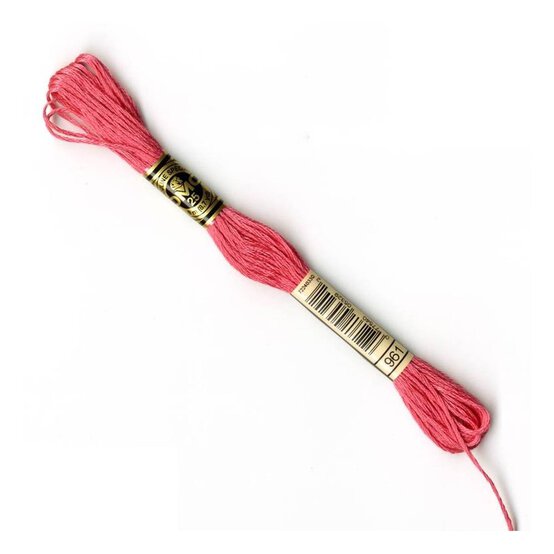 DMC Pink Mouline Special 25 Cotton Thread 8m (961) image number 1