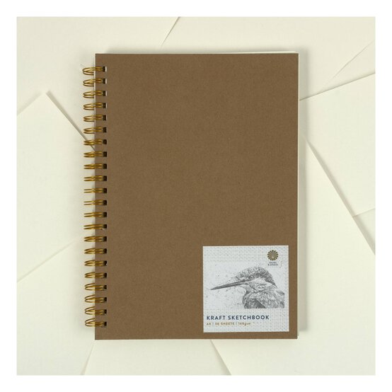 Shore & Marsh Portrait Kraft Sketchbook A4 50 Sheets