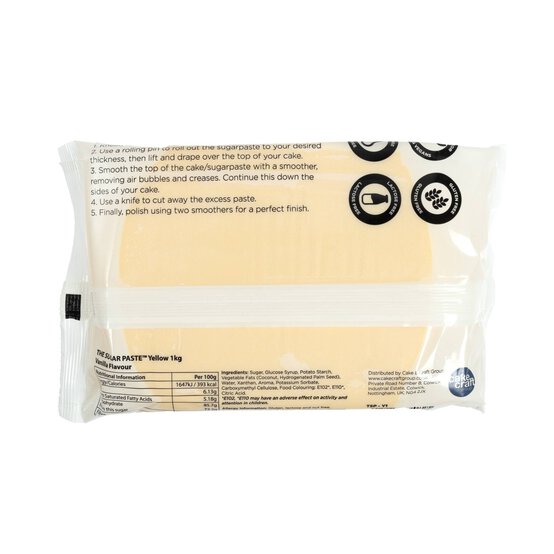 The Sugar Paste Yellow Sugarpaste 1kg image number 2