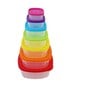 Rainbow Storage Container Set 7 Pieces image number 2