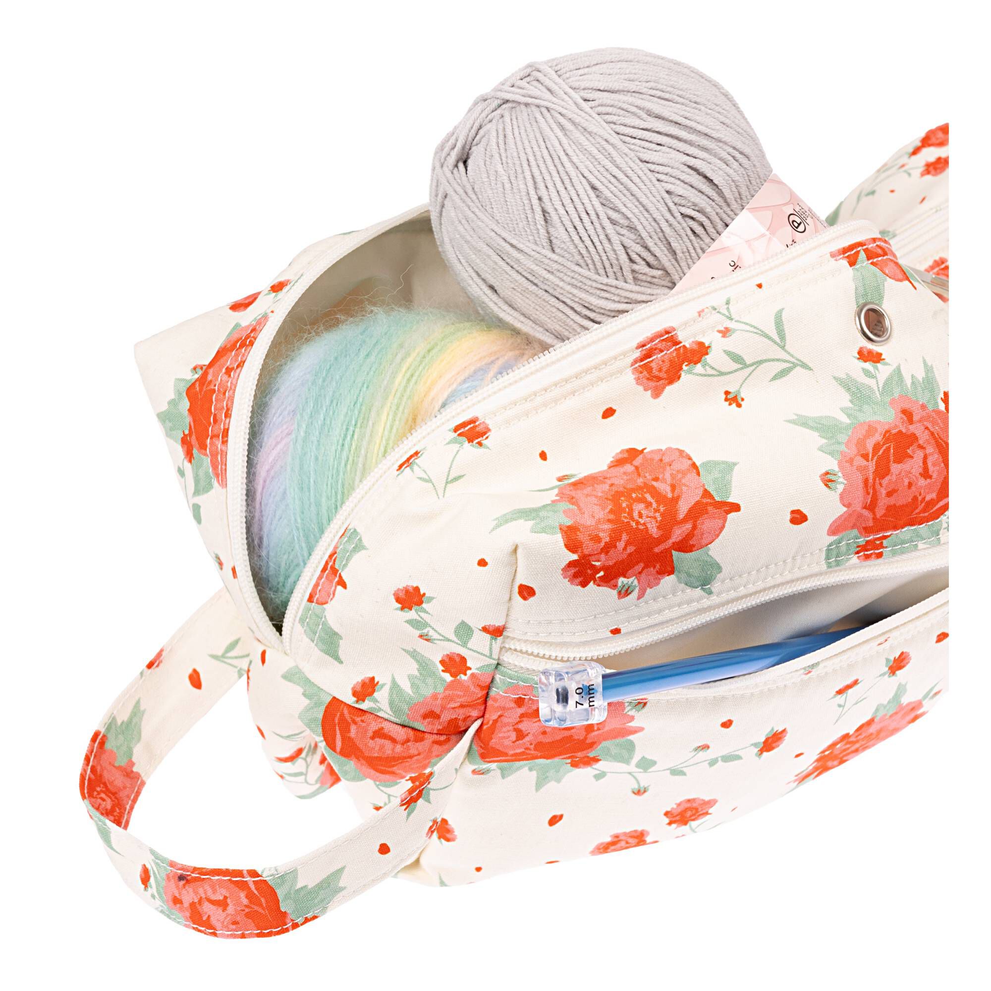 Vintage Floral Yarn Bag Hobbycraft