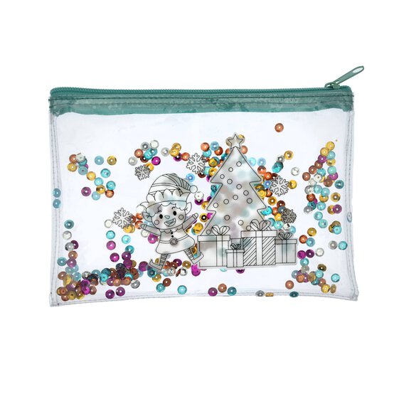 Decorate Your Own Christmas Pencil Case image number 4